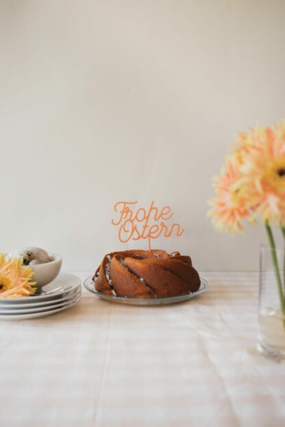 Bunter Frohe Ostern Cake Topper.