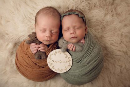 Newbornshooting Zwillinge