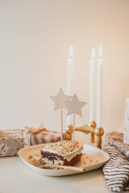 Cake Topper Tanne und zwei Sterne – Bild 3