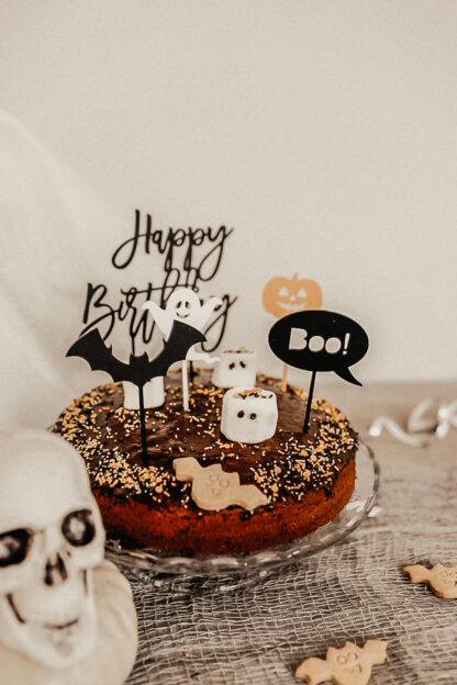 Cake Topper Halloween Acryl - Set – Bild 8