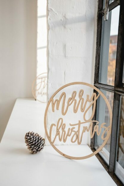 Holzring Merry Christmas – Bild 3