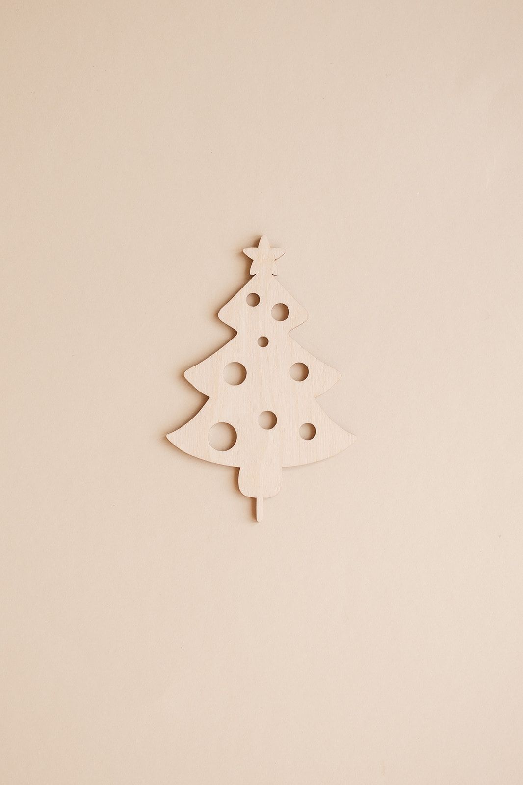 Weihnachtsbaum Stecker für den Adventskranz aus Holz.