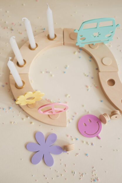 Tischdecke zum Hippie Geburtstag.