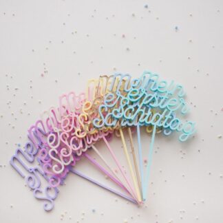 Cake Topper Mein erster Schultag
