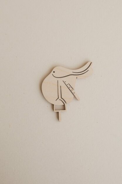 Geburtstagskranz Stecker Sattel für einen Pferdegeburtstag.