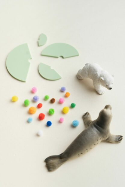 Bastel Set für Schleich Tiere Mini Partyhüte.