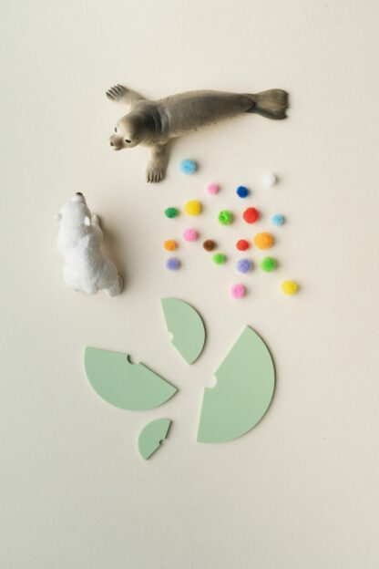 Schablonen für Mini Partyhüte für Schleich Tiere.