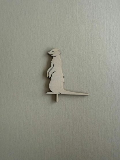 Erdmännchen Stecker für den Geburtstagskranz als Tischdeko für den Geburtstag.