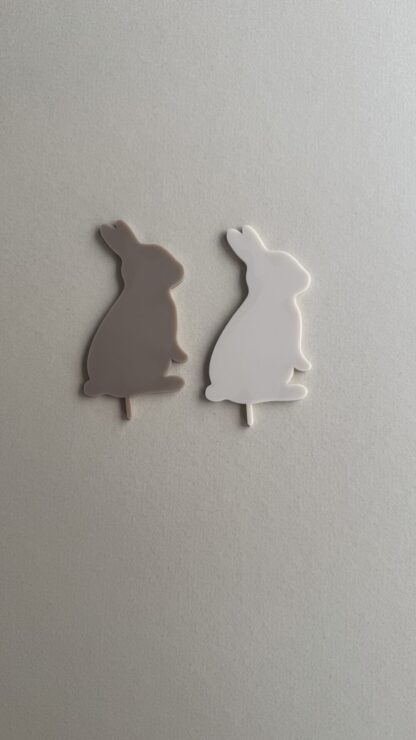 Stecker Hase stehend Geburtstagskranz bunt – Bild 3