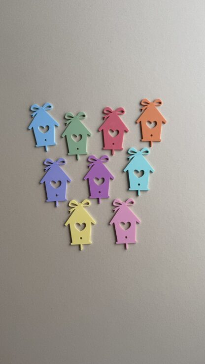 Stecker Vogelhaus Geburtstagskranz bunt – Bild 2