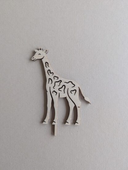 Stecker Giraffe mit Flecken Geburtstagskranz