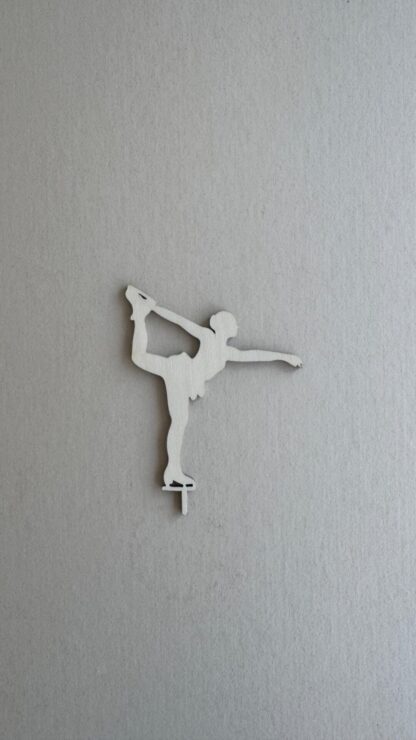 Stecker Eiskunstläuferin No. 1 Geburtstagskranz