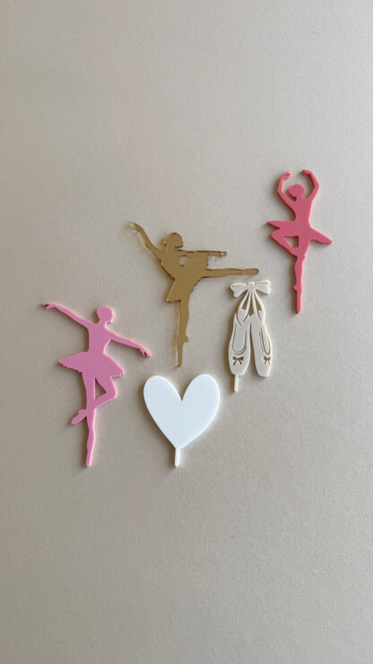 5-tlg. Stecker Ballerina Set bunt
