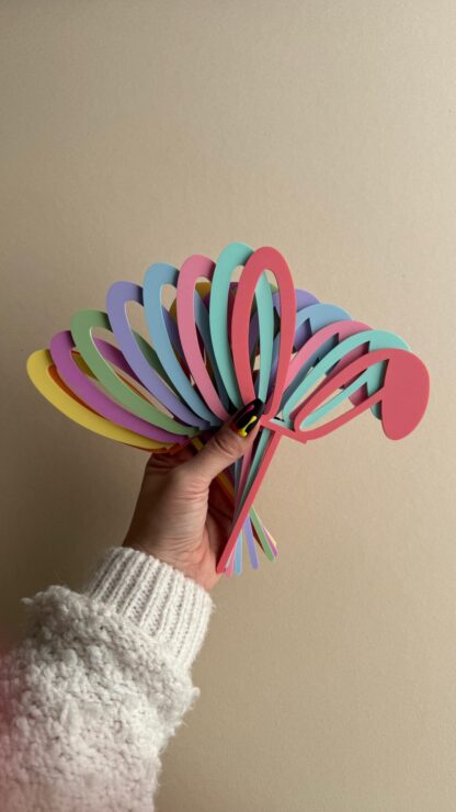 Cake Topper mit Hasenohren bunt