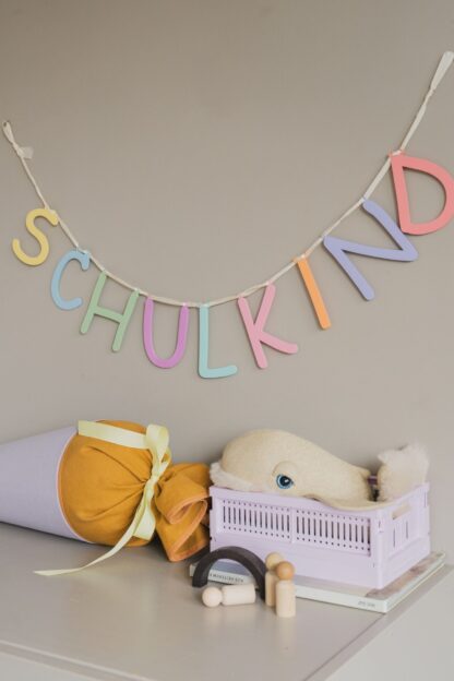 Bunte Deko für die Einschulung.