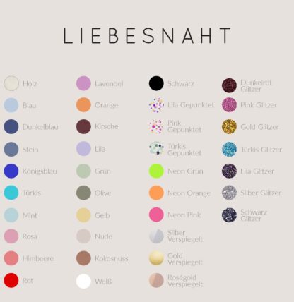 Farbübersicht Acryl Farben.