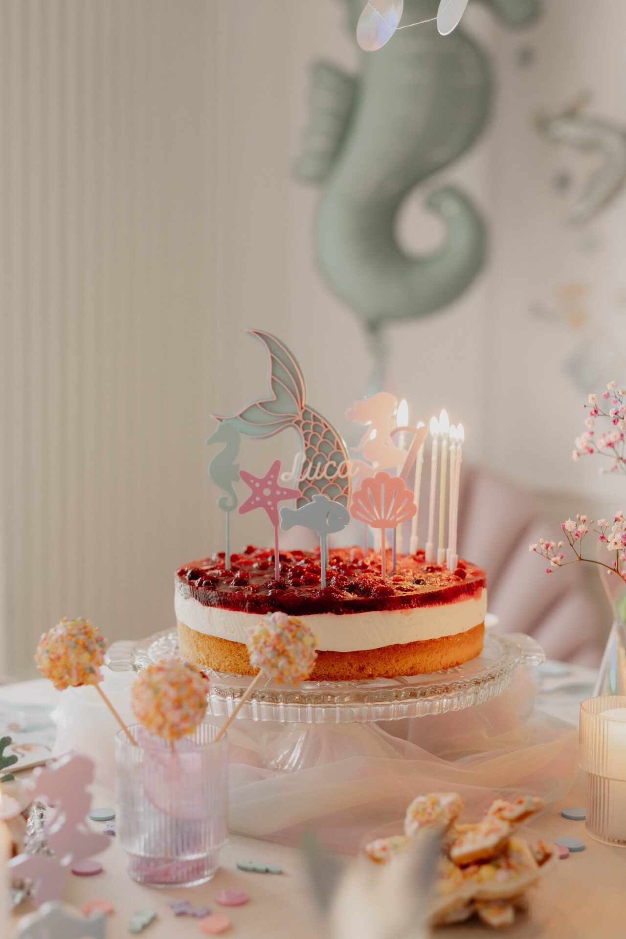 Cake Topper Meerjungfrau