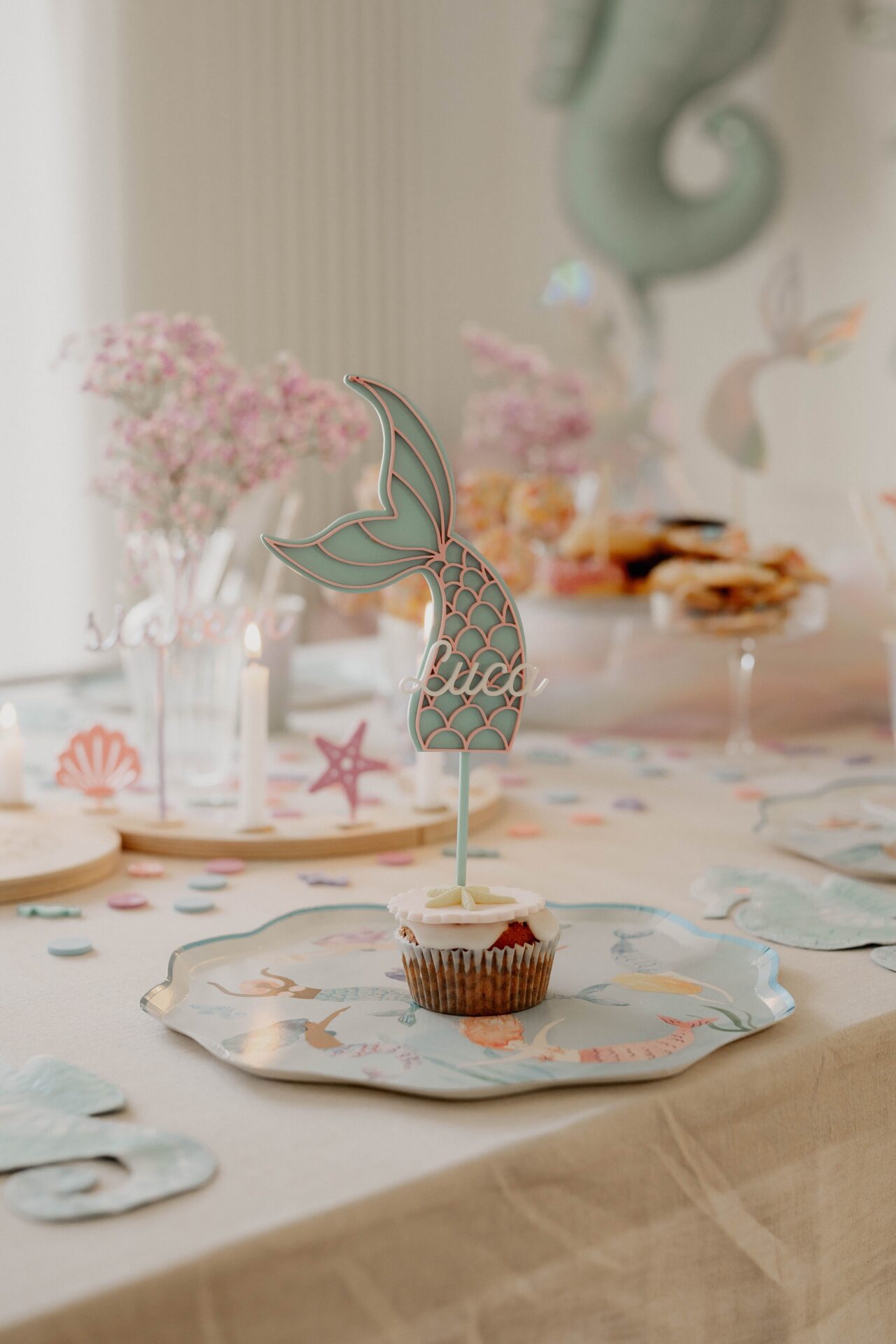 Cake Topper Meerjungfrau