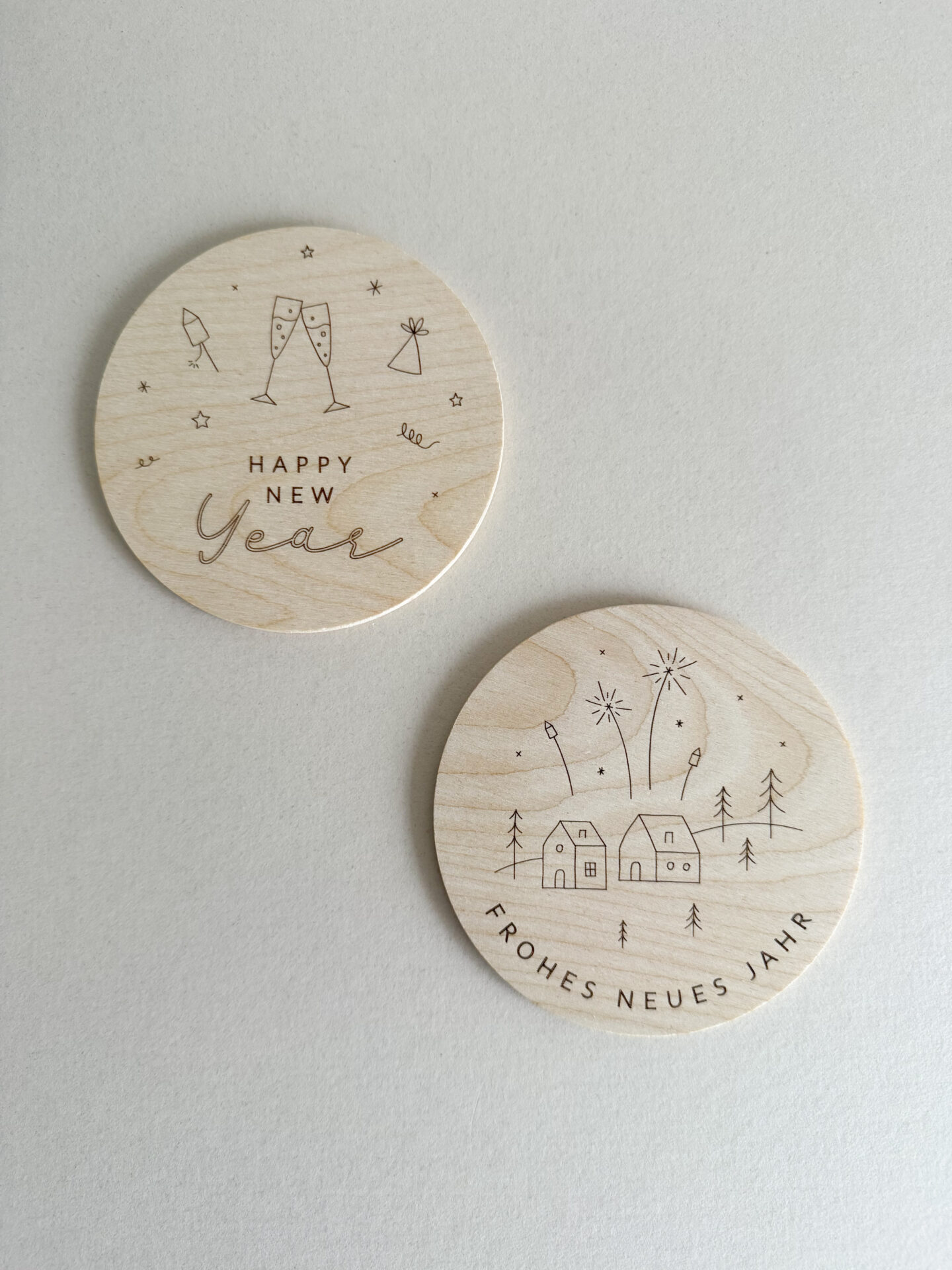 Meilensteinscheibe für Silvester