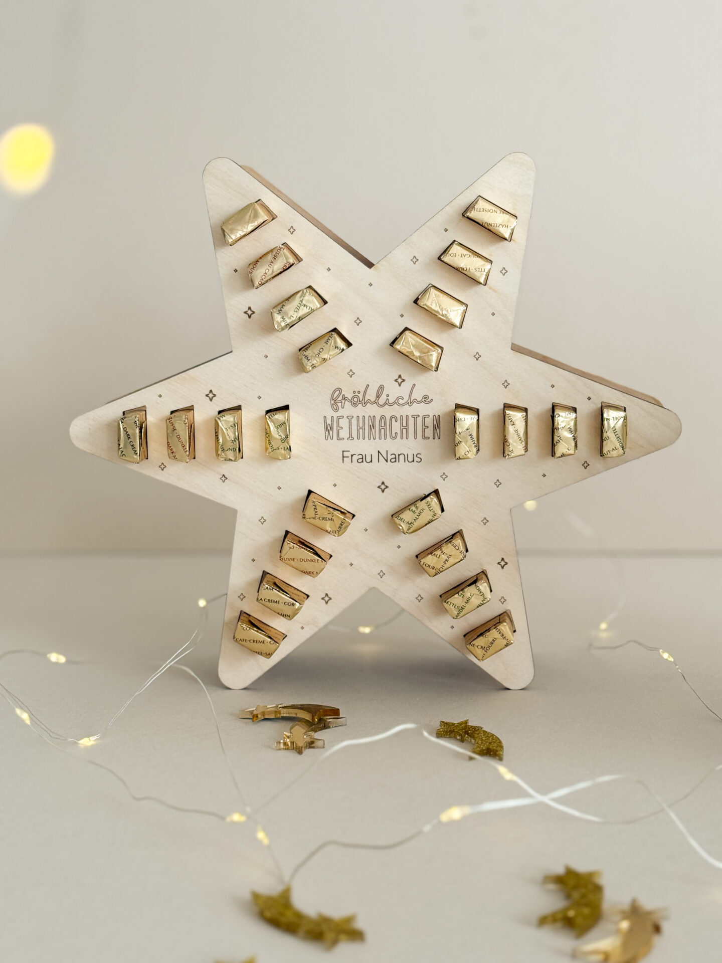 DIY Stern für Schokoladenriegel – Bild 7