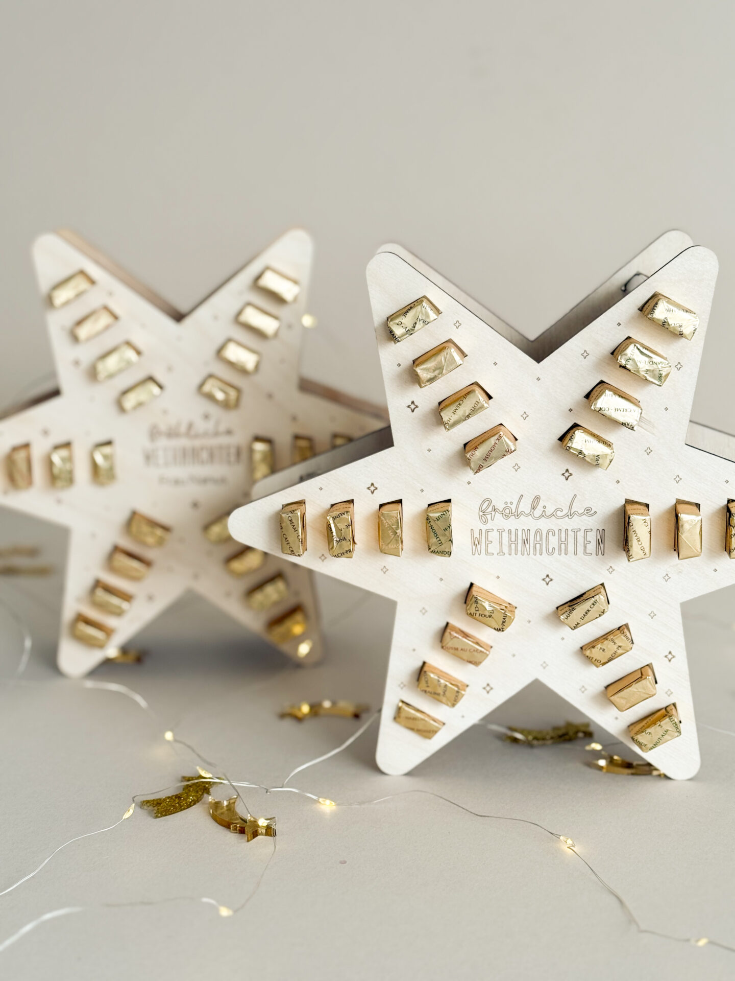 DIY Stern für Schokoladenriegel – Bild 4