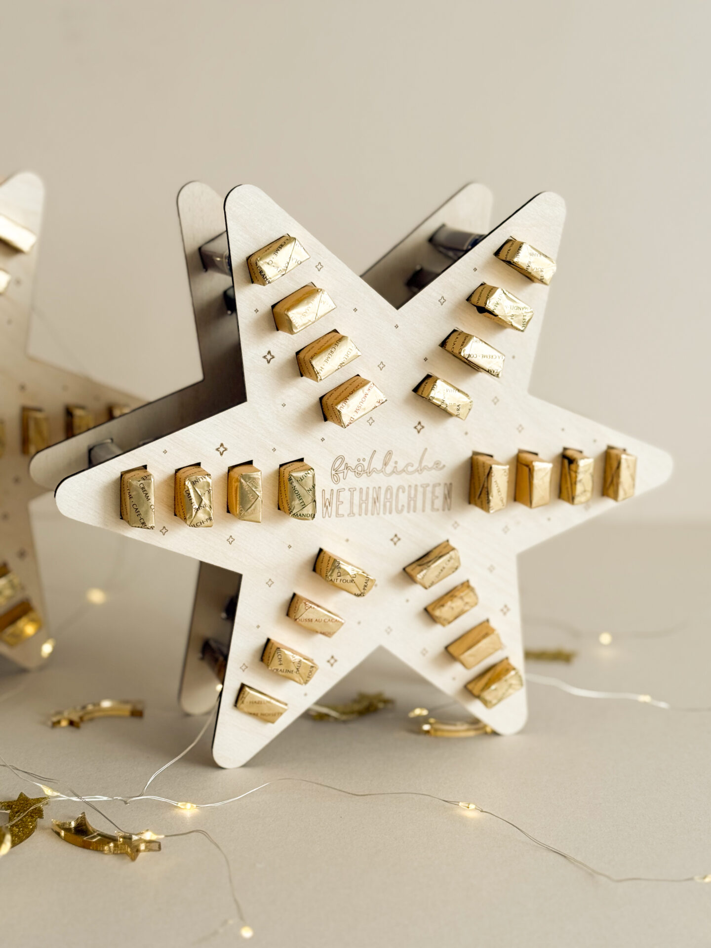 DIY Stern für Schokoladenriegel – Bild 3
