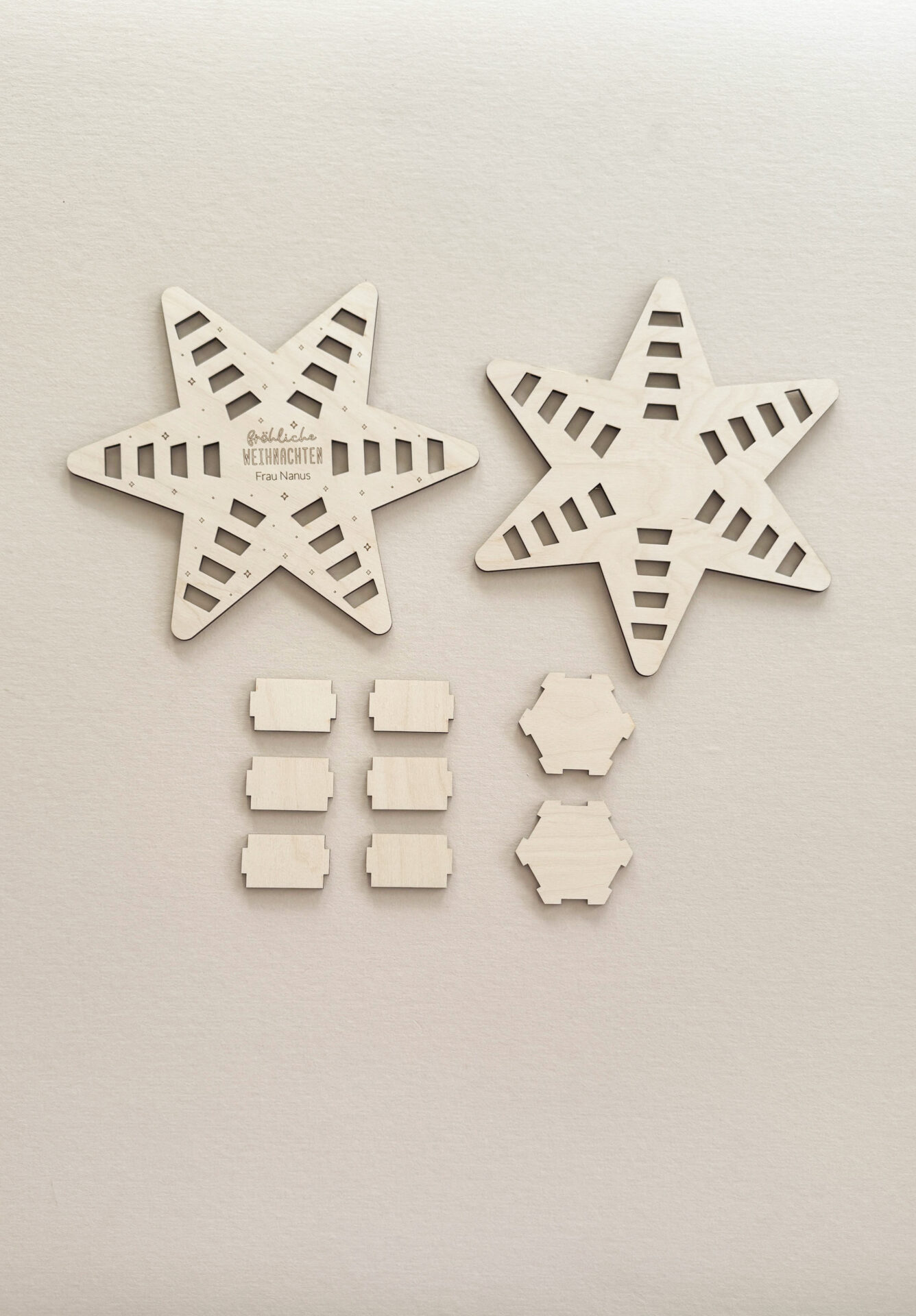 DIY Stern für Schokoladenriegel – Bild 2