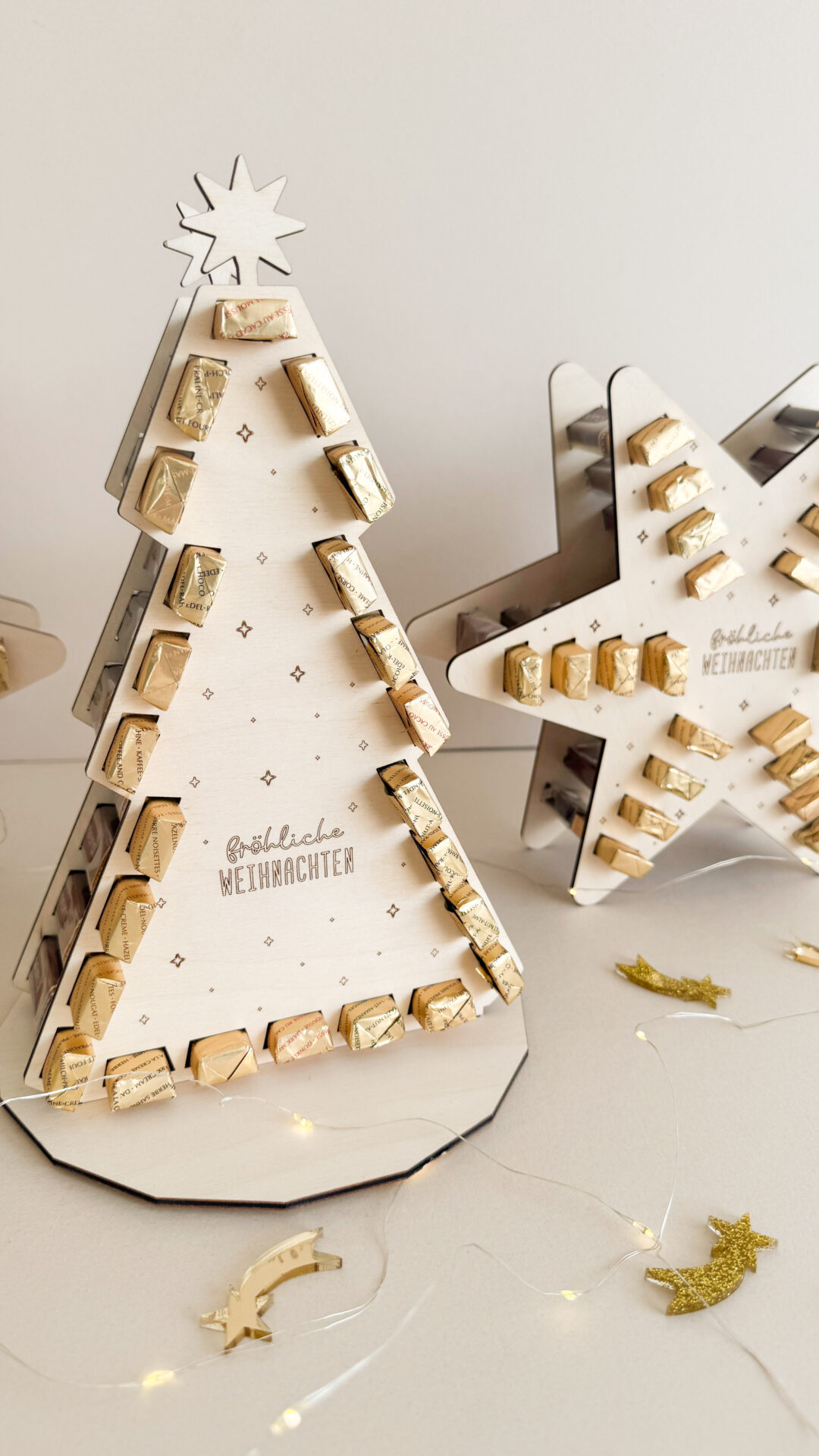 DIY Tannenbaum für Schokoladenriegel