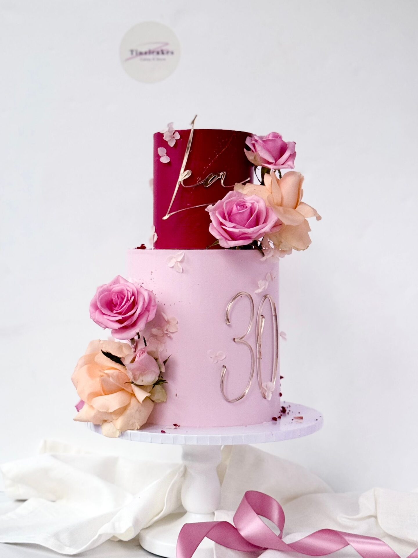 Cake Charm personalisiert filigran – Bild 2